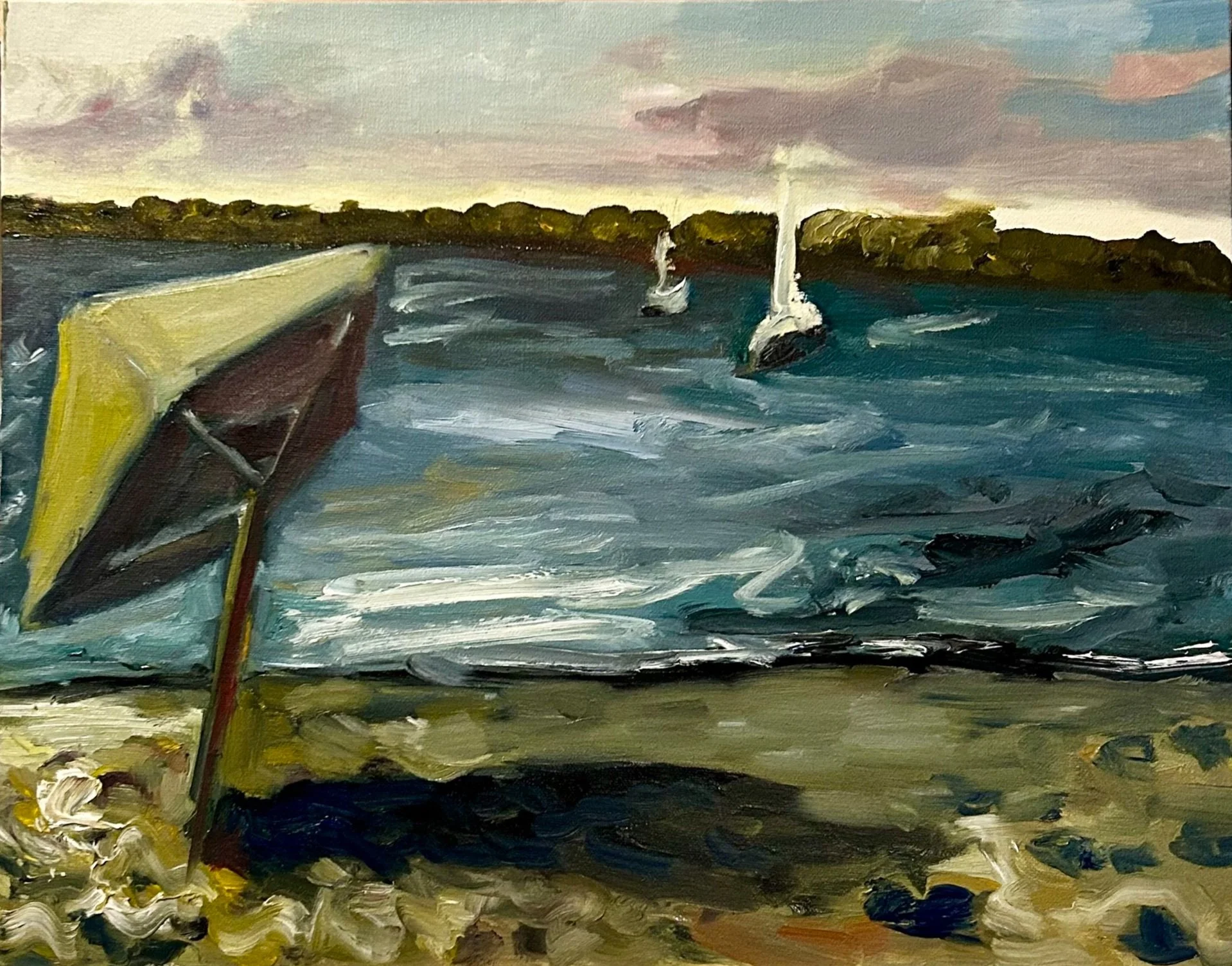 "goddard" 9x12 oil on panel 2024