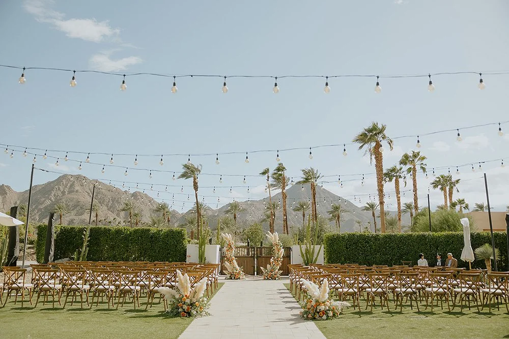 Grand Hyatt Indian Wells Wedding Ceremony at the Grove