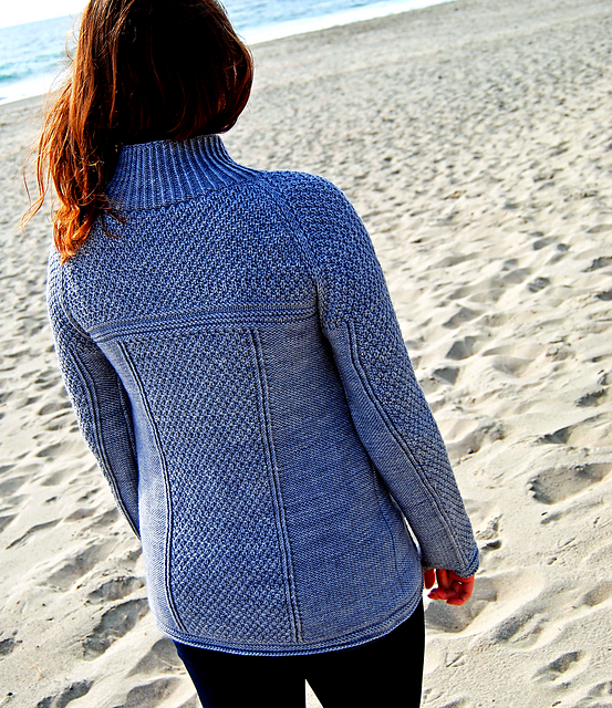 Top-Down Seamless Knit Cardigan Pattern 