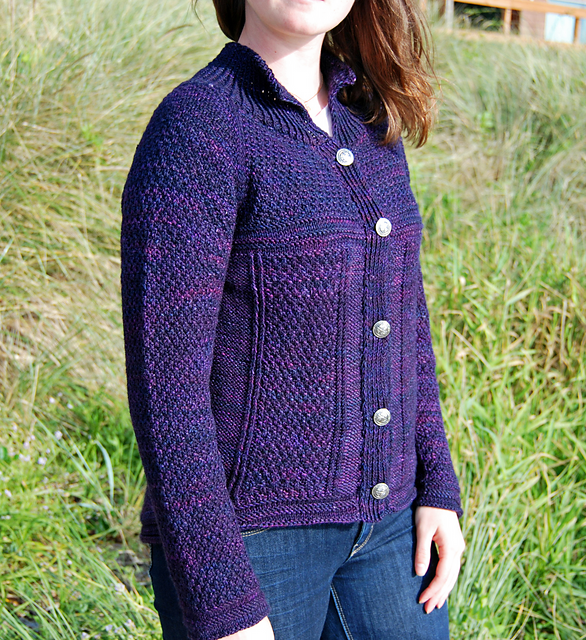top down cardigan knitting pattern free