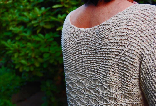 Neskowin Shell Summer Top Knitting Pattern — Knit for the