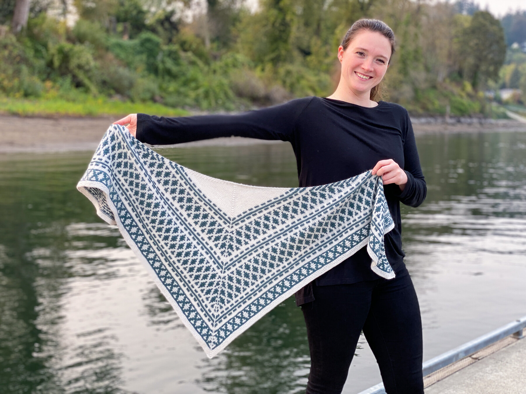 shawl scarf knitting pattern