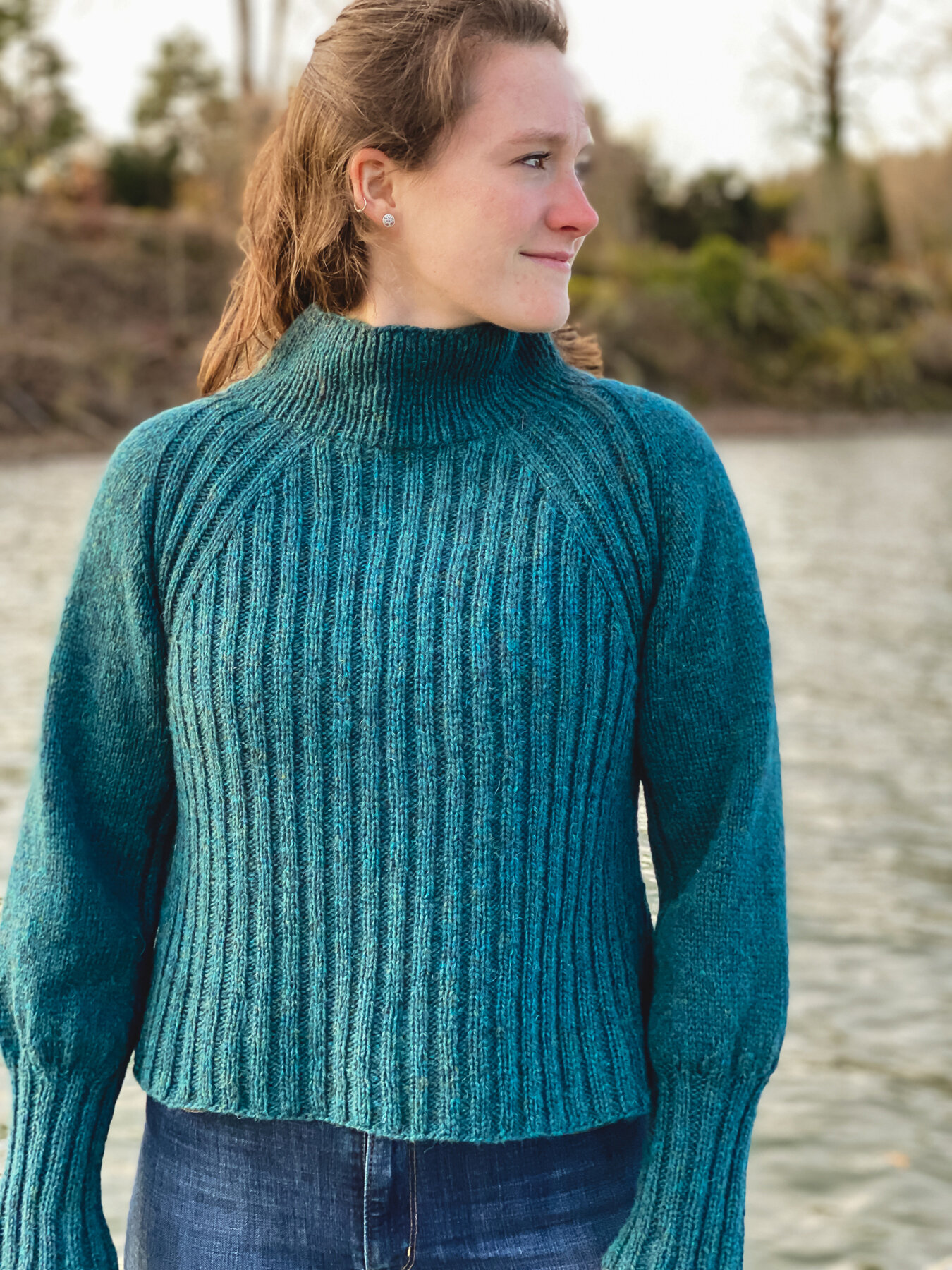 Santiam Canyon Pullover Sweater Knitting Pattern — Knit for the Soul by Kay  Hopkins