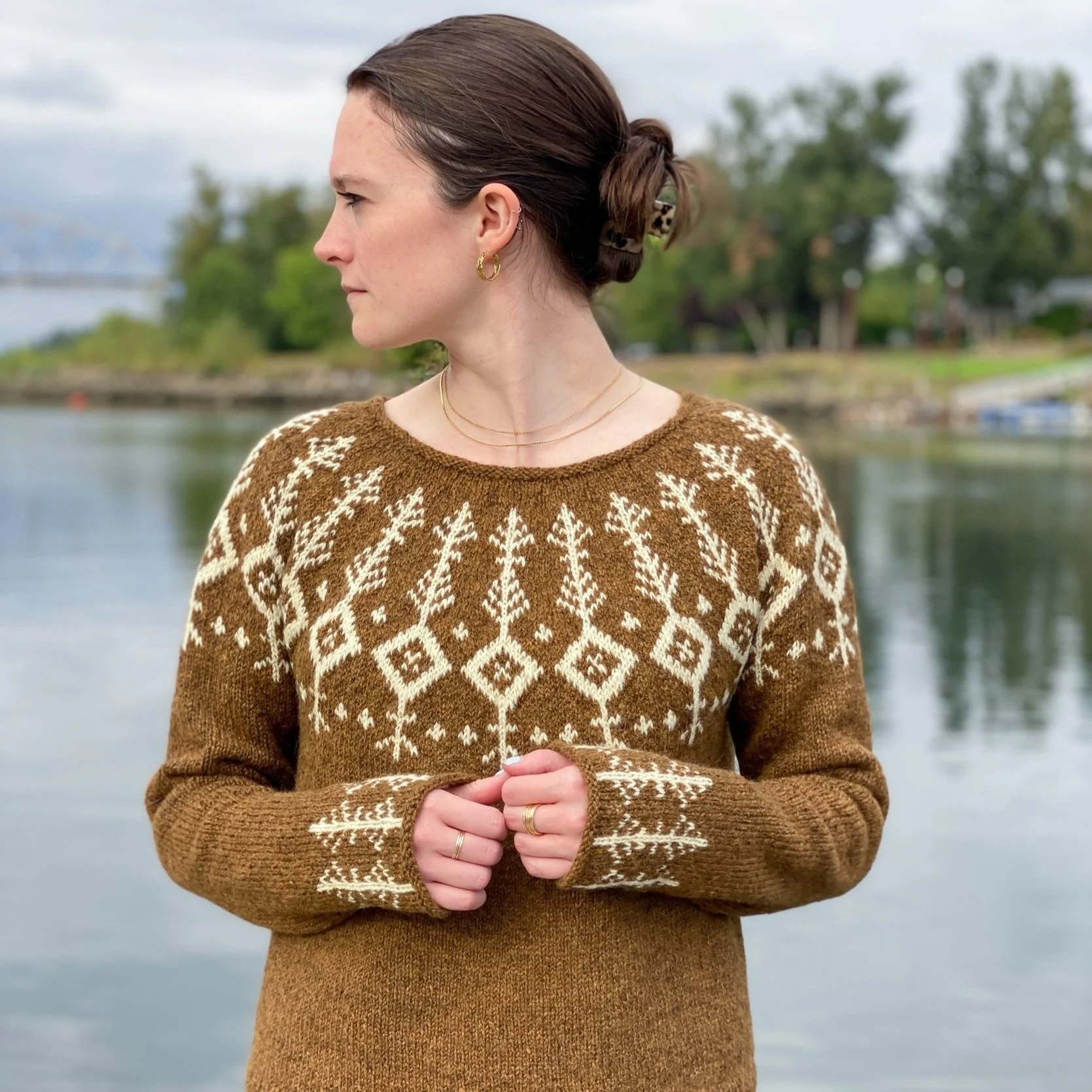 Frozen Lake Colorwork Sweater Kntting Pattern — Knit for the Soul