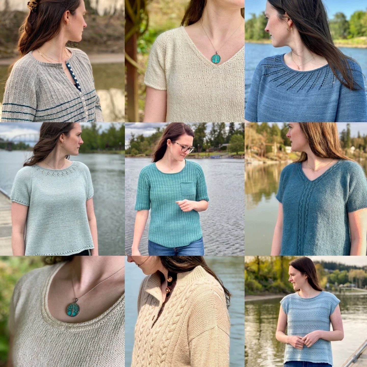 Which is your favorite Summer Top shown here? And did you see that all of my Summer Top patterns are on sale? 😎🎉🌸 All of the individual patterns in my Summer Tops bundle are on Sale! See below for details. 

Click the link in my IG profile to see 
