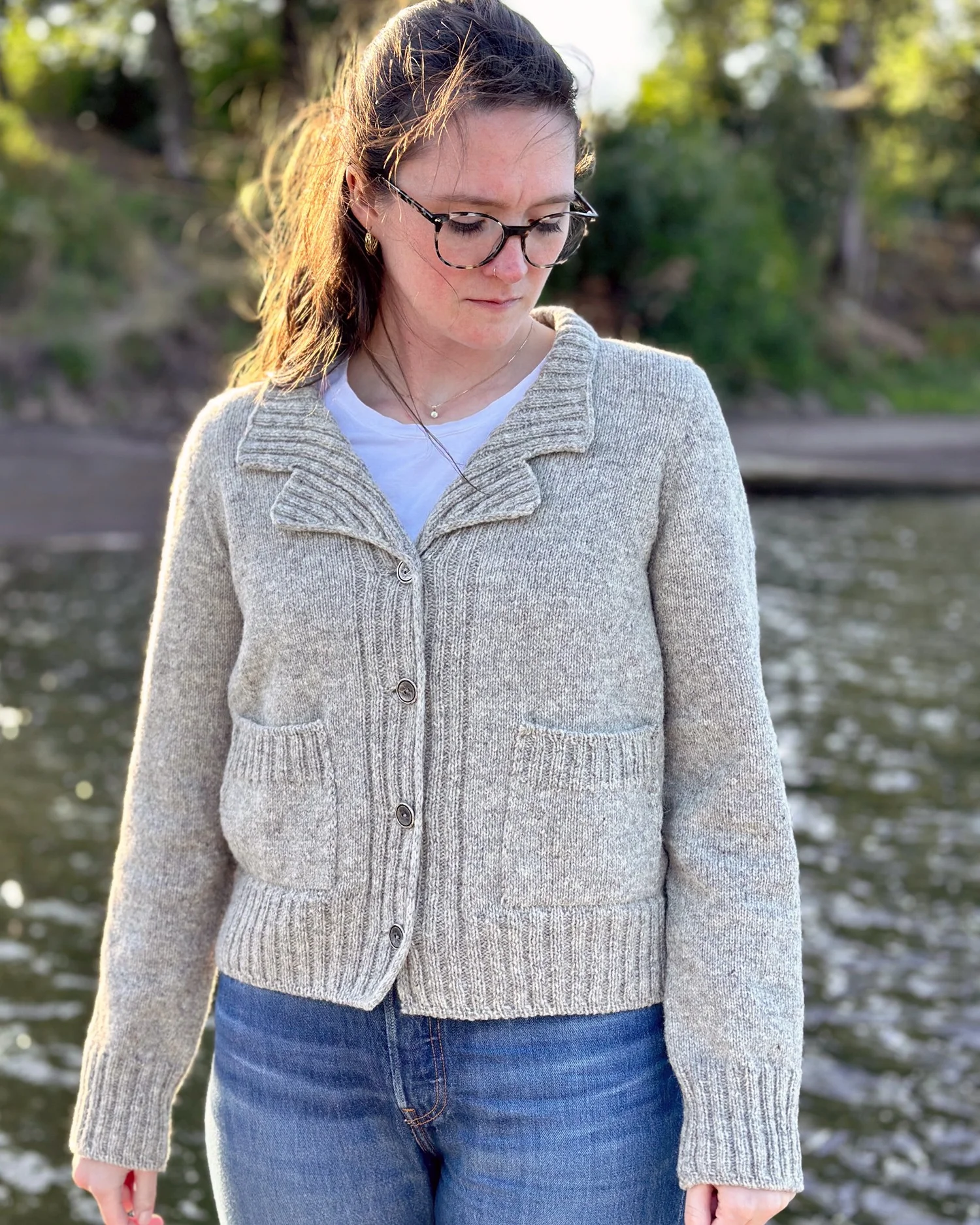 Classic Jacket Cardigan Sweater Knitting Pattern — Knit for the 