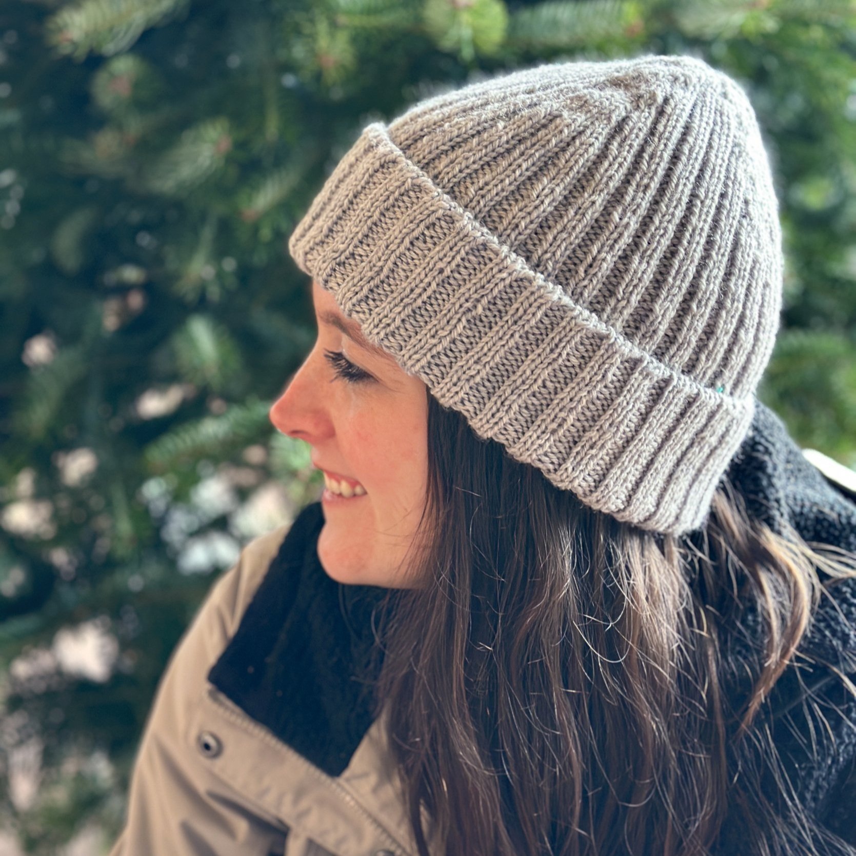 3in1 Hat - Knitting Pattern - Beanie with easy ribbing pattern and options for at least 3 different hat designs