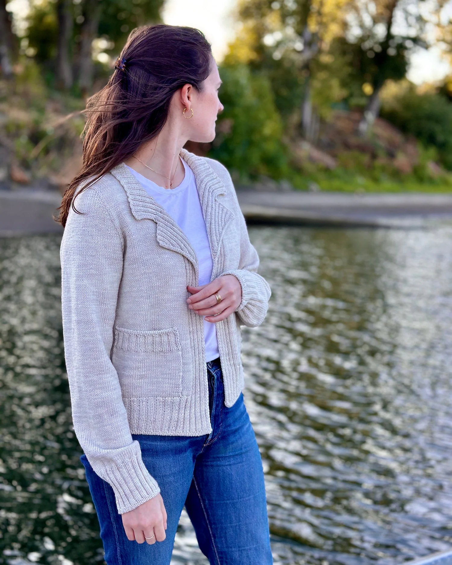 Classic Jacket Cardigan Sweater Knitting Pattern — Knit for the 