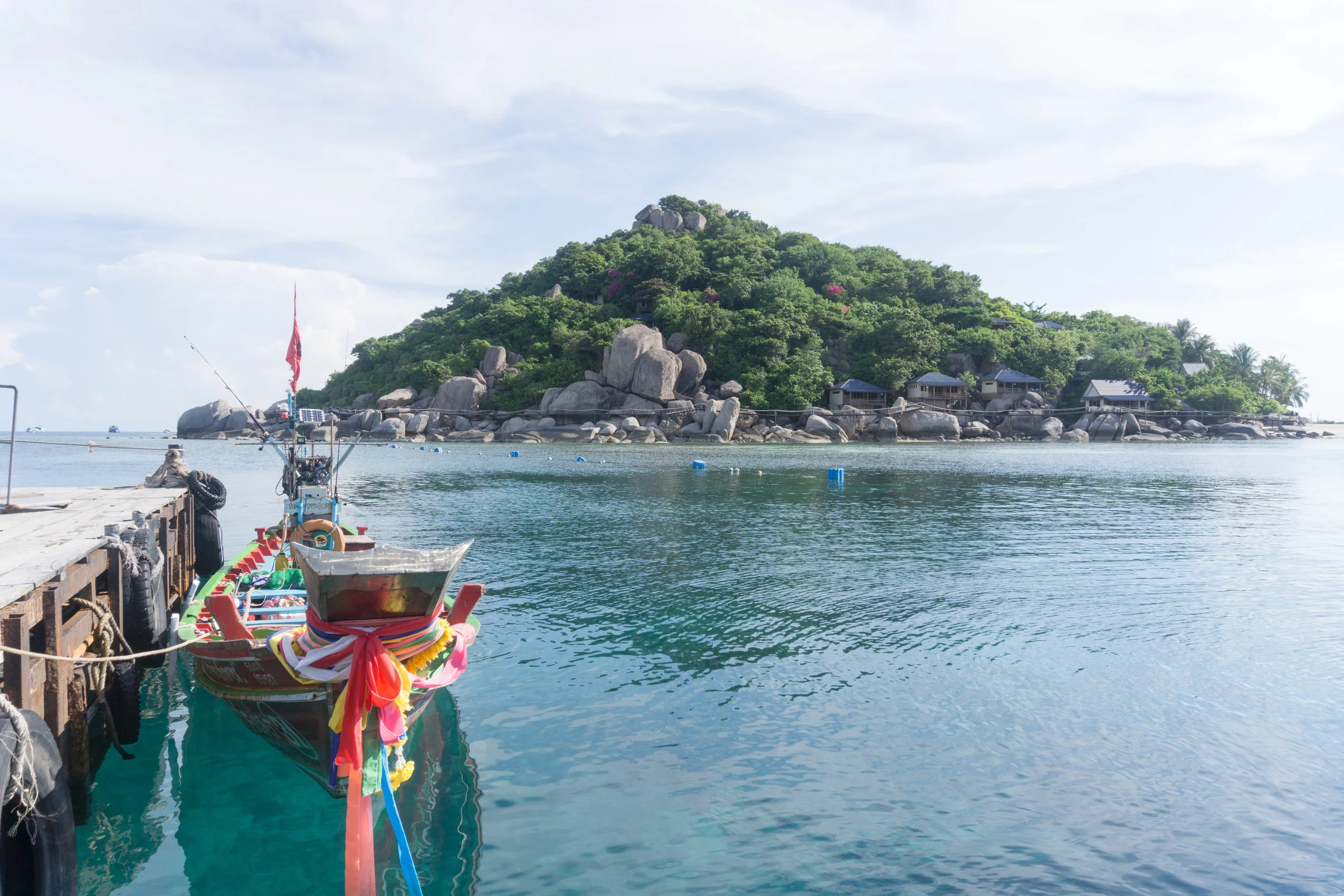 Nang Yuan looking back at Koh Tao