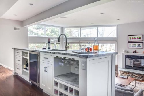 Kitchen Island Storage Is For Everyone, Kitchen Island With Shelves On One End