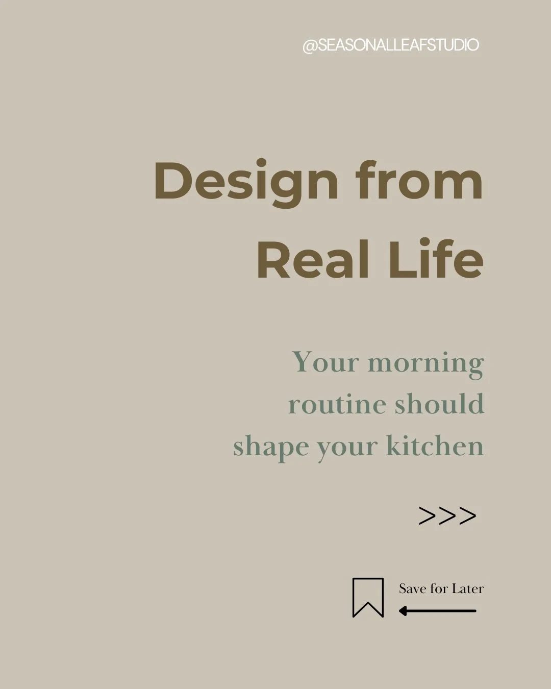 Your kitchen shouldn&rsquo;t be designed from a Pinterest board. It should be designed from your morning.

SCROLL FOR MORE ➡️

Before you get busy picking finishes, as that&rsquo;s what most people tackle first, watch the flow in your Kitchen:

Where