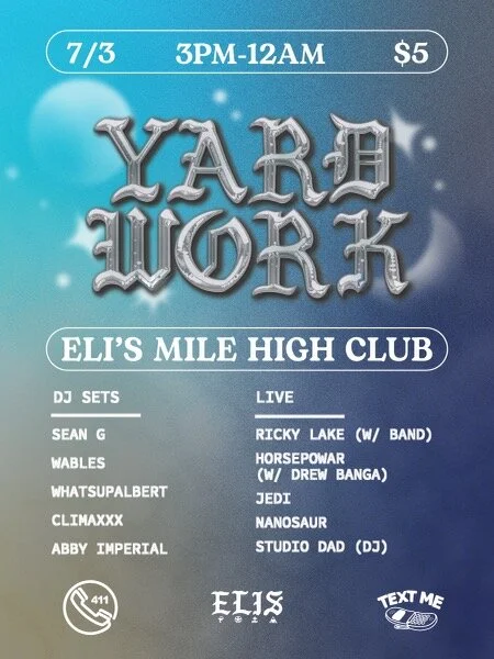 Text Me Records @ Eli’s Mile High Show