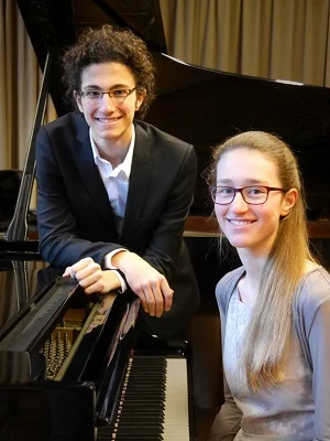 Romain Carl und Theresa Heidler