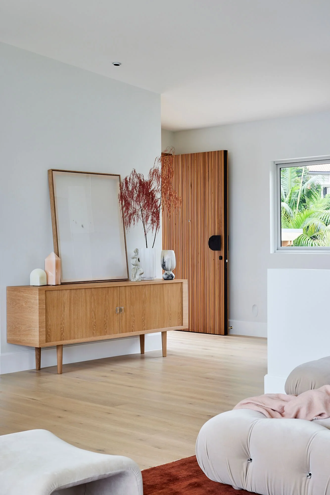Contemporary house entrance