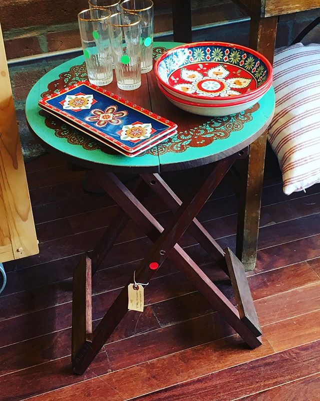 Even this cute table is up for grabs!  Come by through July 26 for 🔥#deals // 20-50% off most of the store