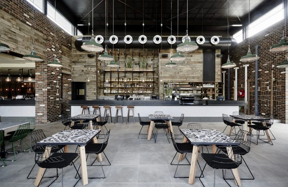 Junction Moama - custom tables. Photo c/o Studio Nine.