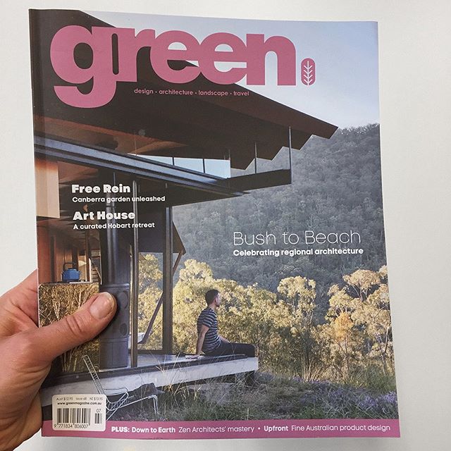 Current issue of @greenmagazine featuring my M&uuml;n chair on the Upfront design roundup. Cheers!