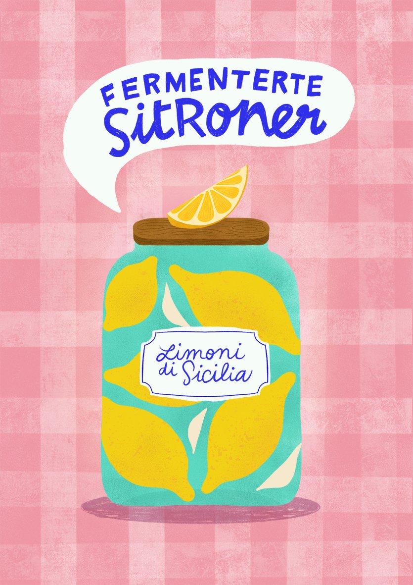 Fermenterte sitroner - eget prosjekt om fermentering