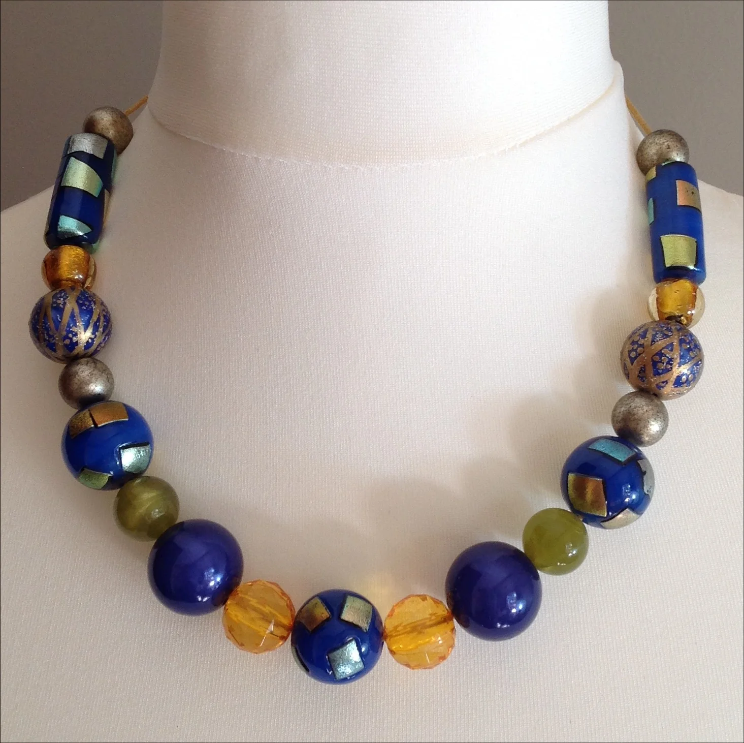 Calista Necklace on model