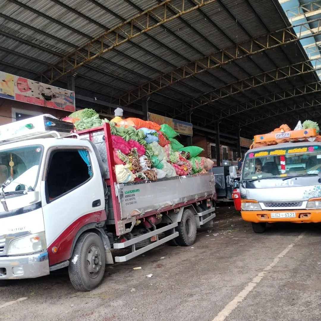 Dambulla vegetable market is open 24 hrs a day 365 day a year.

It's full of things I recognised such as ginger, butternut squash, bananas, chillies and curry leaves, but also lots of things that were unfamiliar including different gourds and aubergi