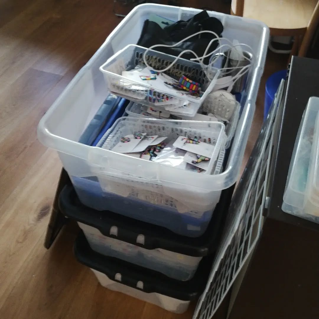 Have I got everything?

I usually leave packing up for a show until the evening before the event, but tonight we are off to the cinema to see The Oddessy so I am already packed to go tomorrow morning.

Come and see me and a dozen other local makers a