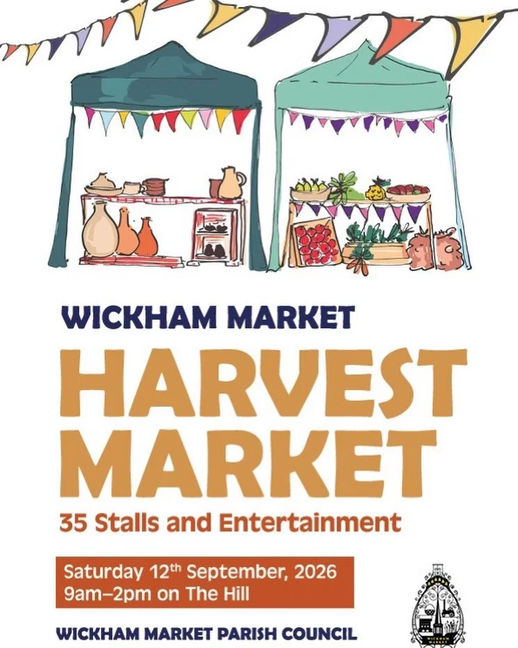 Hope to see you today in the sunshine at Wickham Market  Harvest Market between 9-2pm.

I have lots of Autumn themed items and some bargain baskets full of earrings and pendants and Robert is joining me with his new book &lsquo;Down to Earth&rsquo;.
