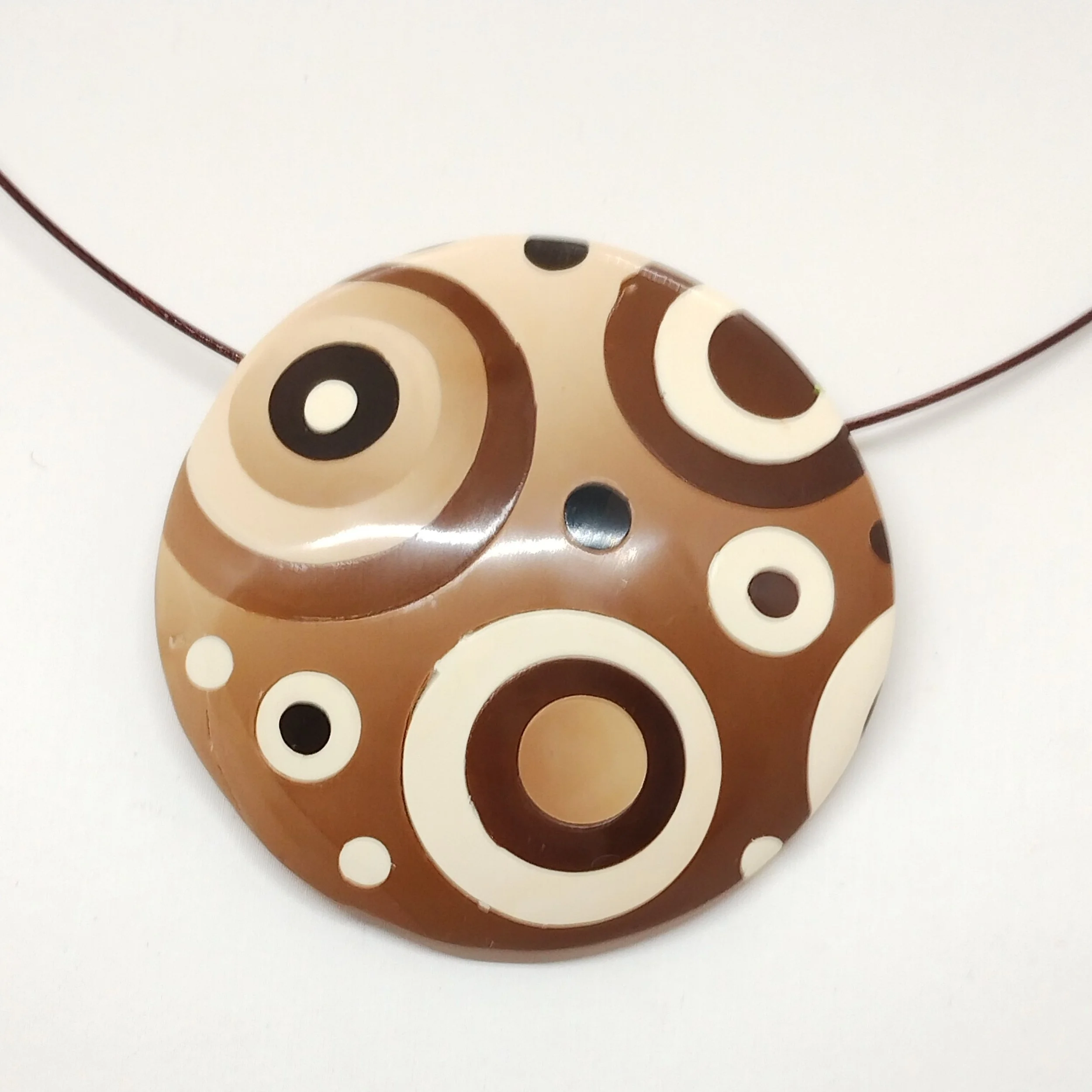Graphic Dots Pendant
