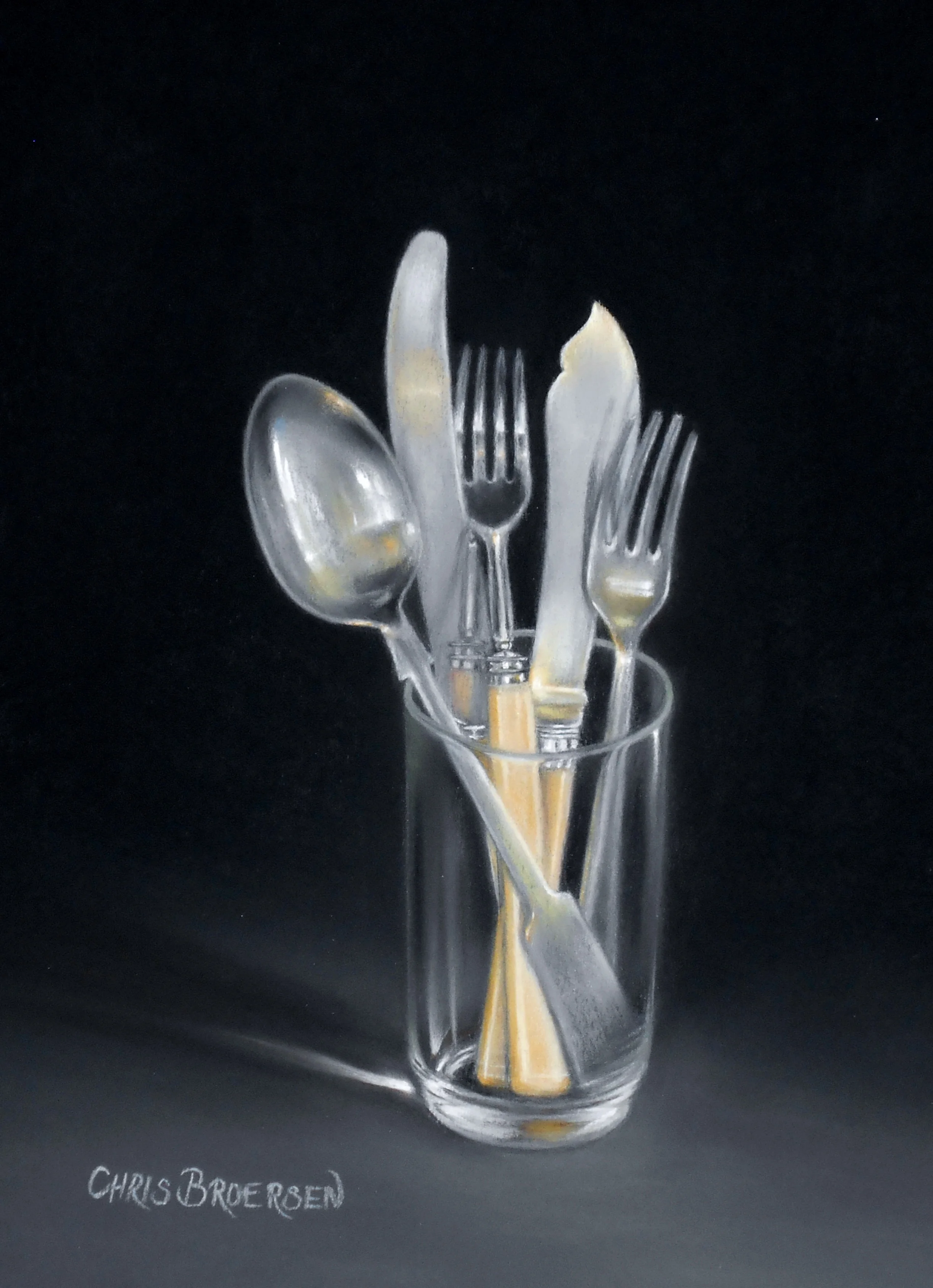 Knives, Forks, and a Spoon - (SOLD)