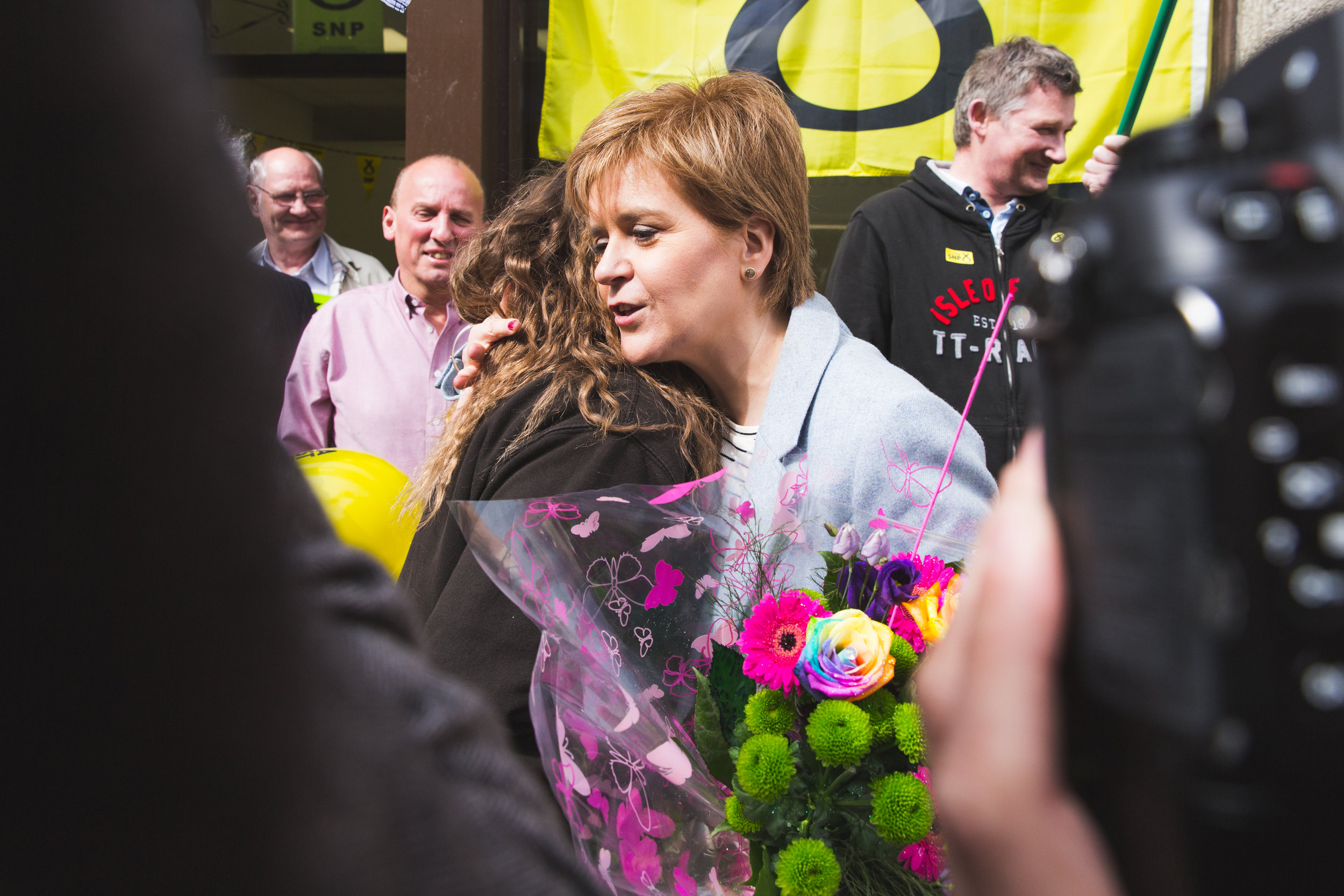  First Minister Nicola Sturgeon visits Fraserburgh. 