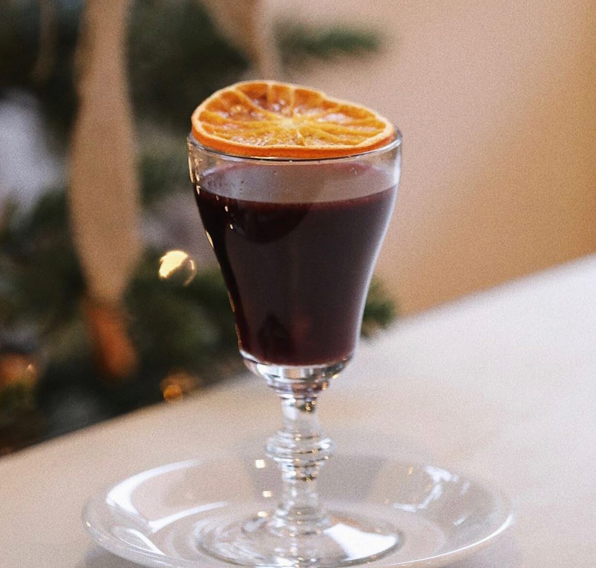 Tis the season! Our mulled wine is back 🎄 Cinnamon, nutmeg, cloves, star anise and a dash of spiced rum, &pound;6. Delicious! #TheAddress