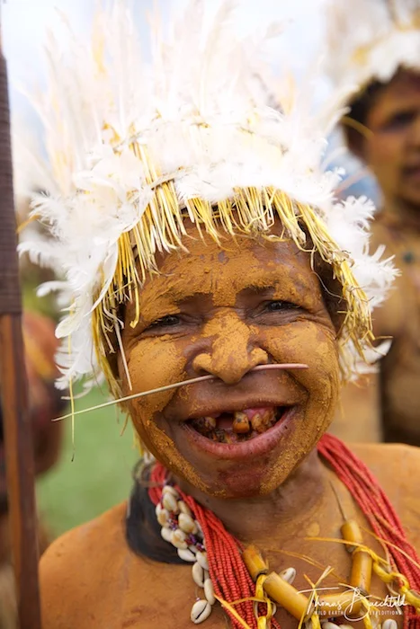Smiling tribeswoman, Goroka - Papua New Guinea - Wild Earth Expeditions