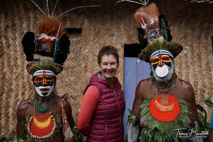 Suzanne at Goroka Show - Papua New Guinea - Wild Earth Expeditions