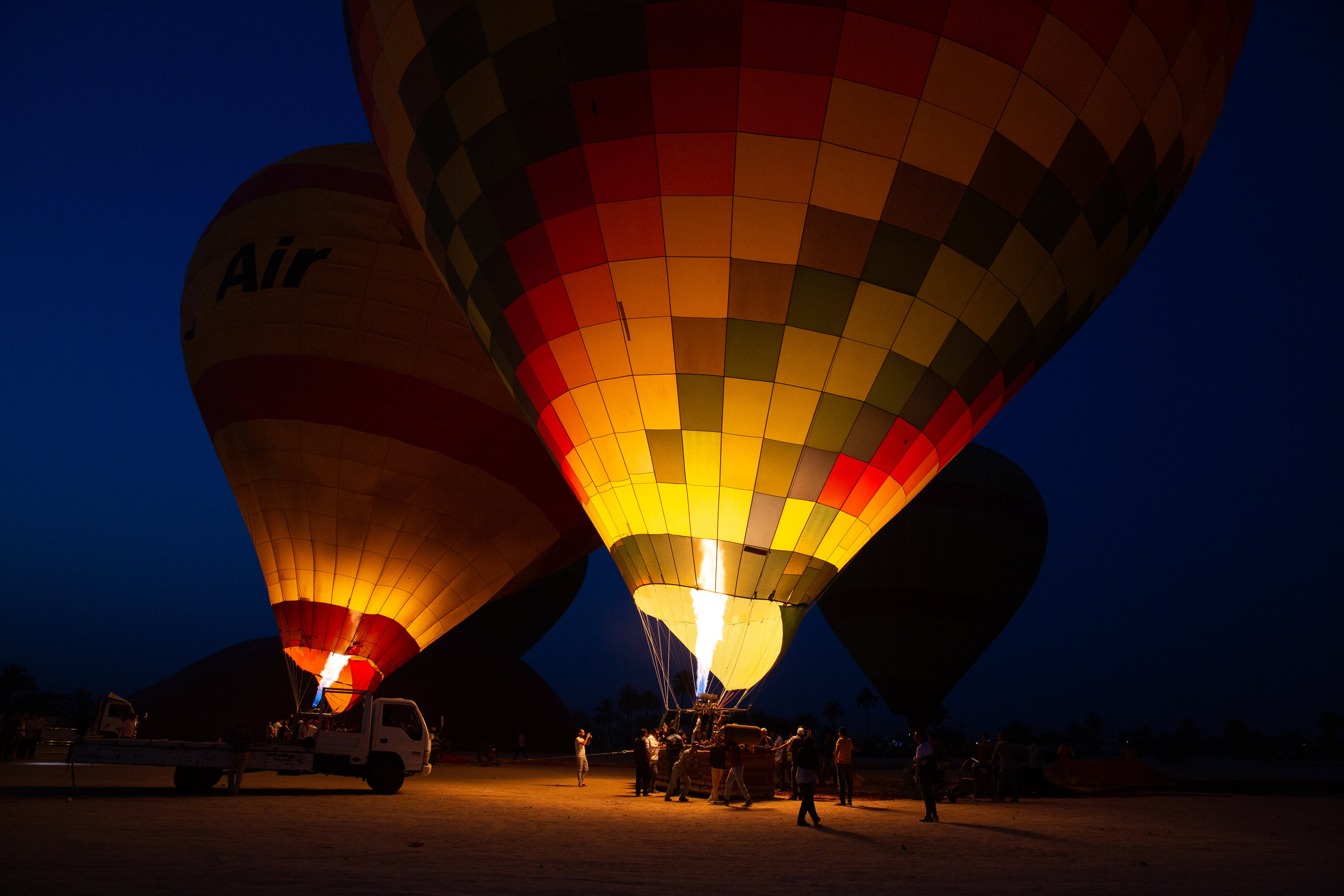 Hot Air Balloon over Luxor - Egypt - Wild Earth Expeditions
