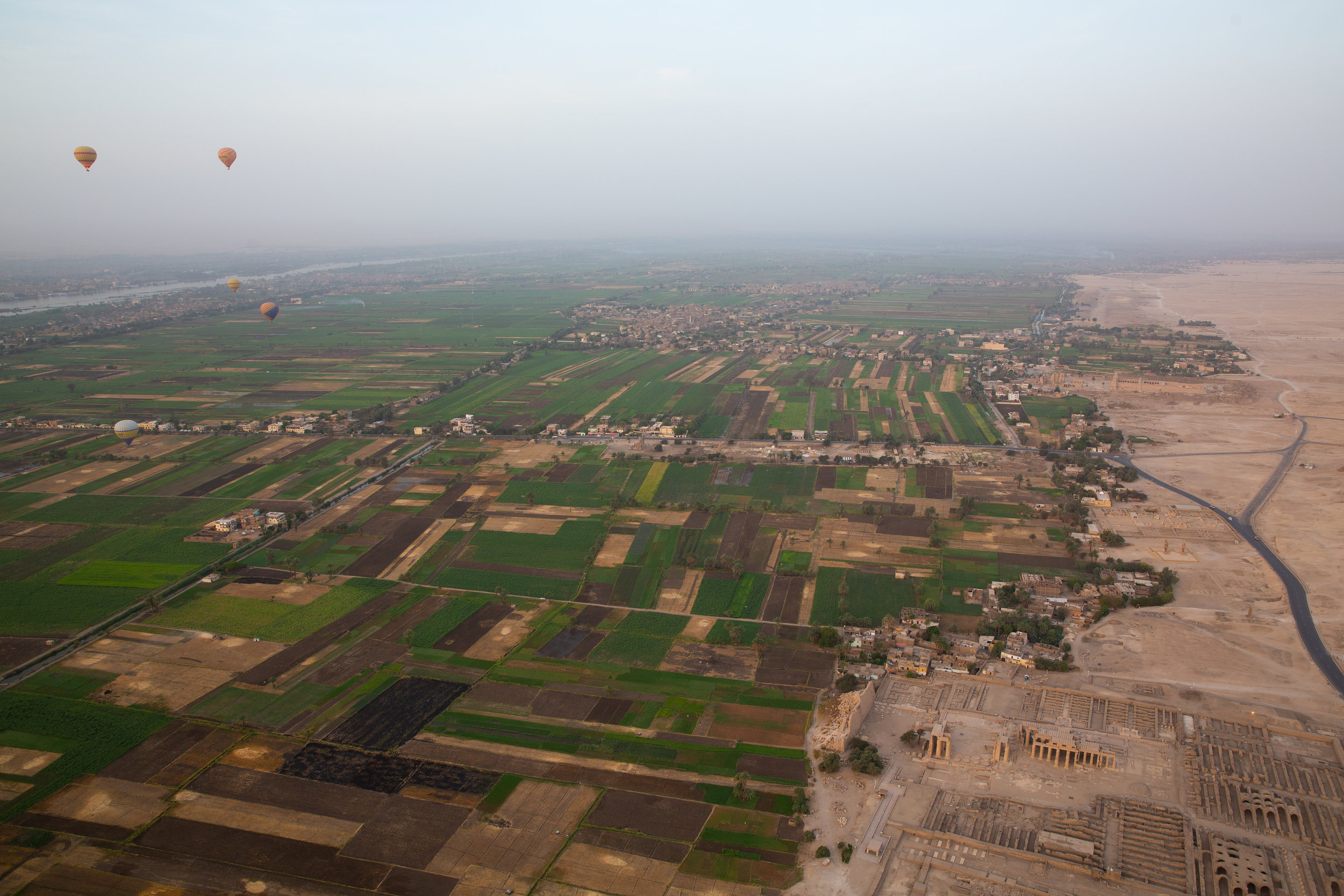 Hot Air Balloon over Luxor - Egypt - Wild Earth Expeditions
