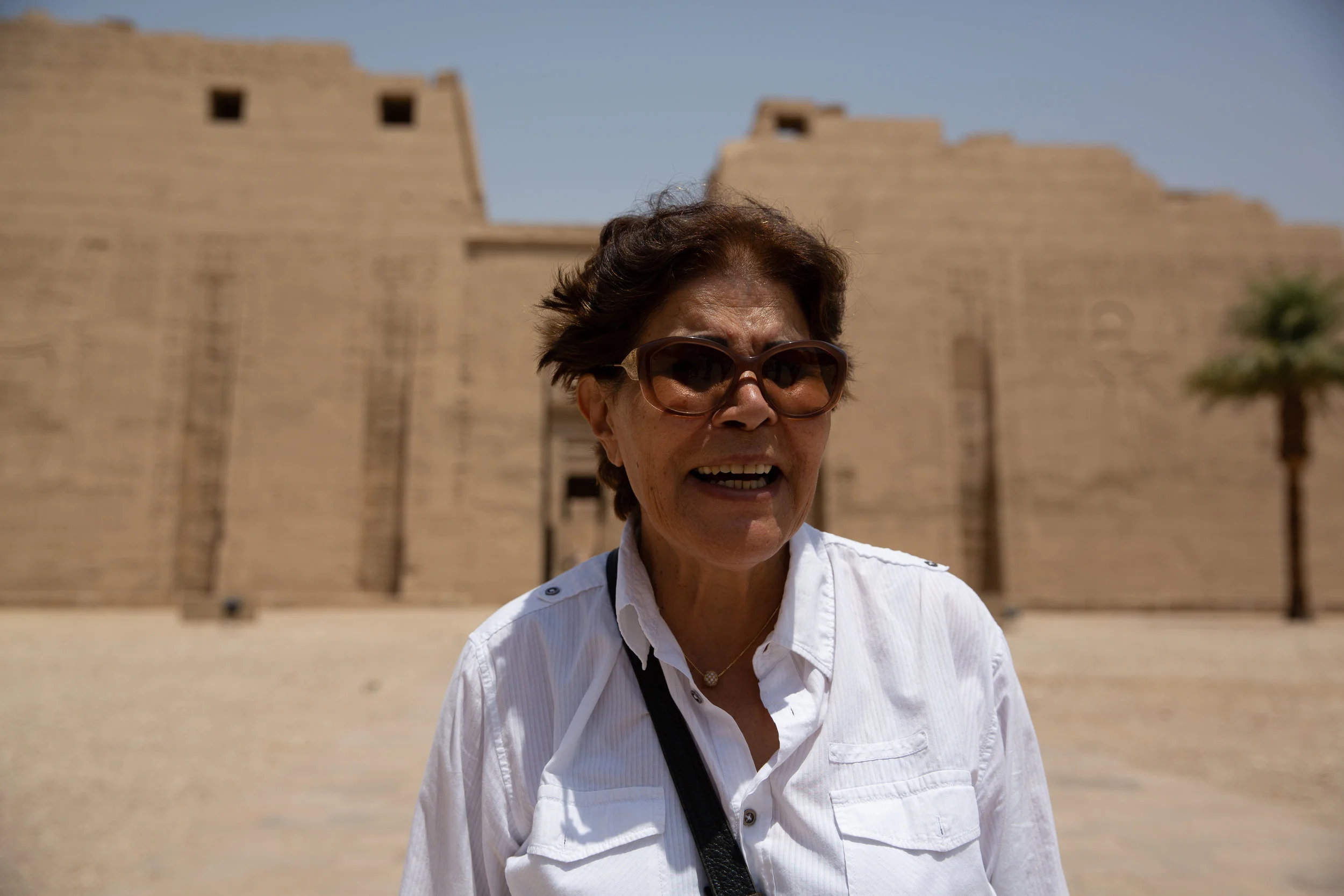 Our Egyptian expert, Toni, Medinet Habu, Luxor - Egypt - Wild Earth Expeditions