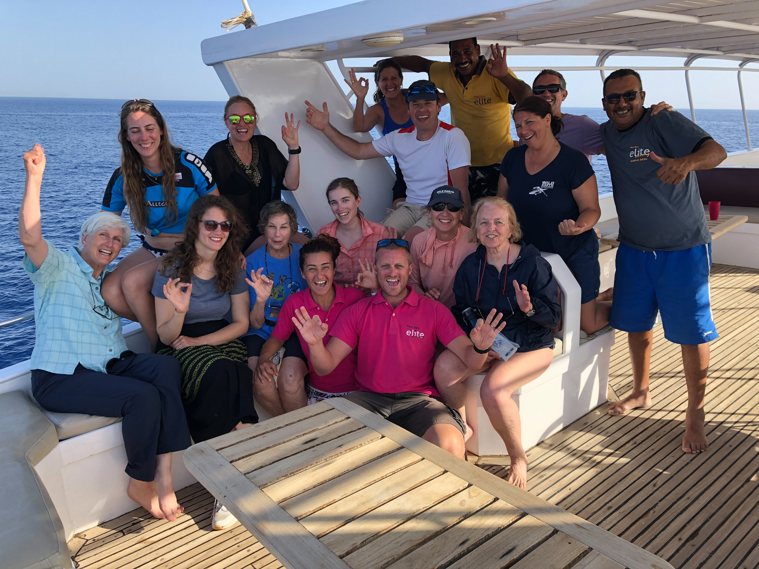 Group shot Ras Mohamed, Sharm El Sheikh, Red Sea - Egypt - Wild Earth Expeditions