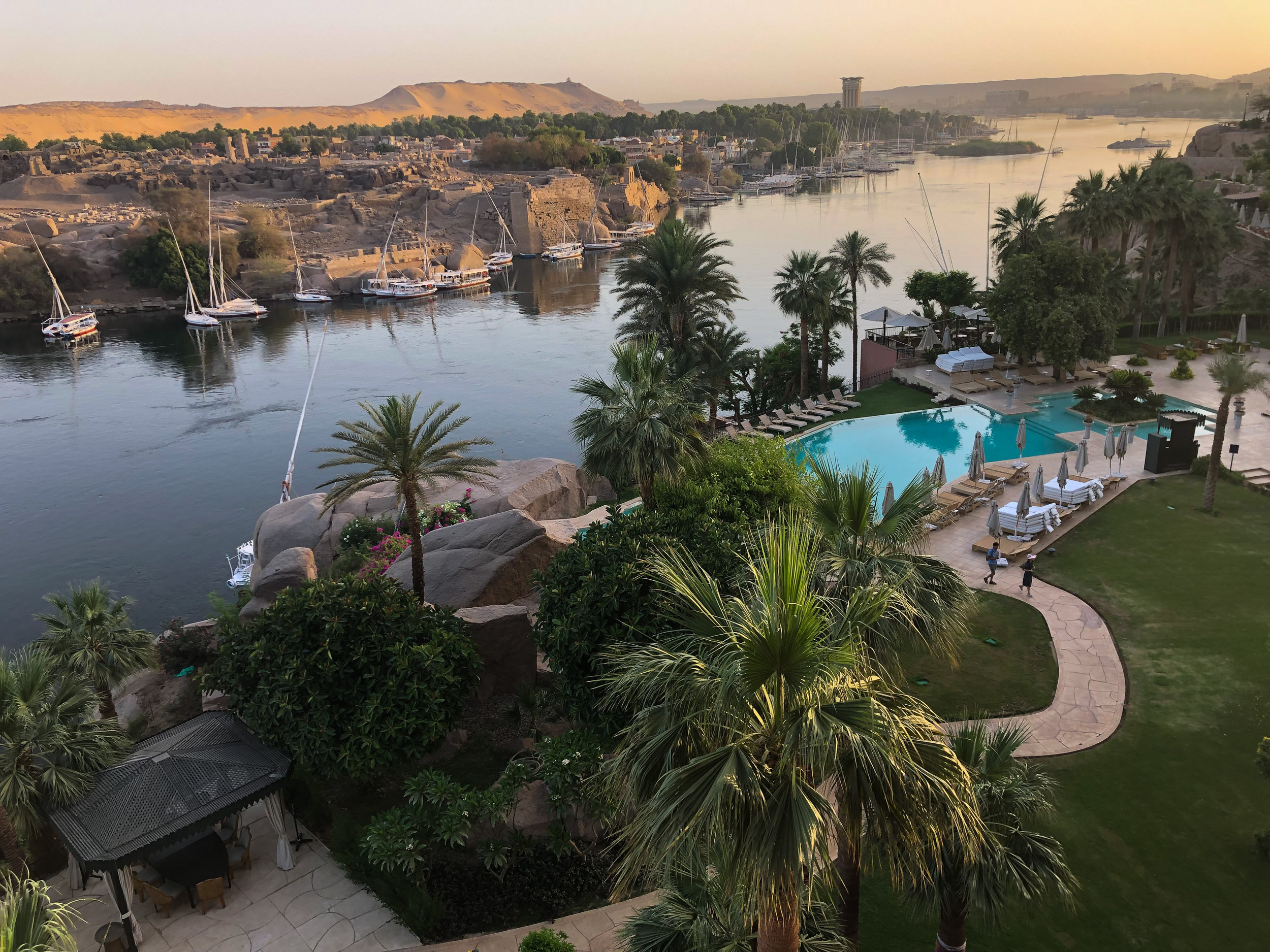 View from The Old Cataract, Aswan - Egypt - Wild Earth Expeditions