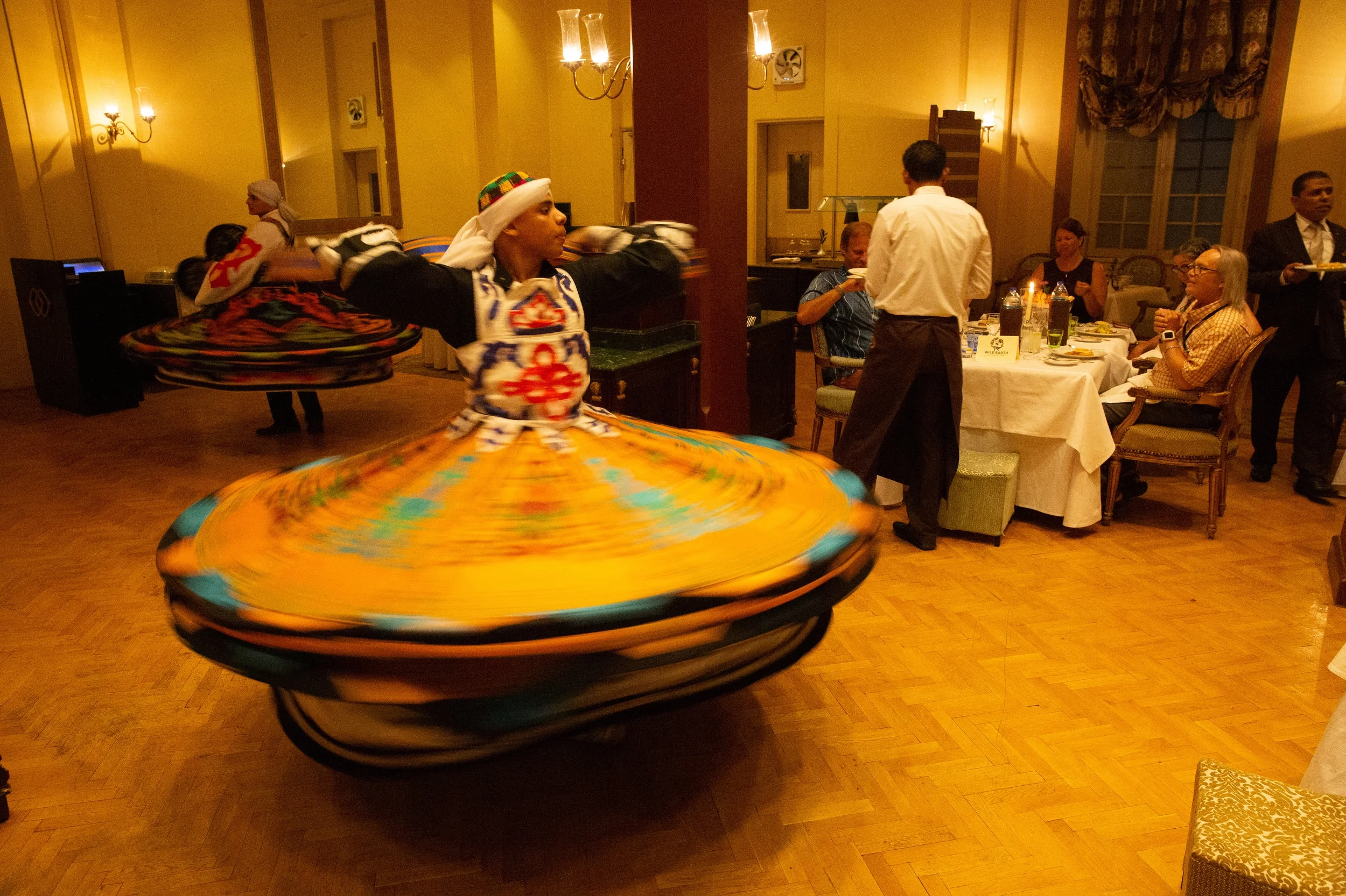 Whirling dervish last night entertainment, Luxor - Egypt - Wild Earth Expeditions