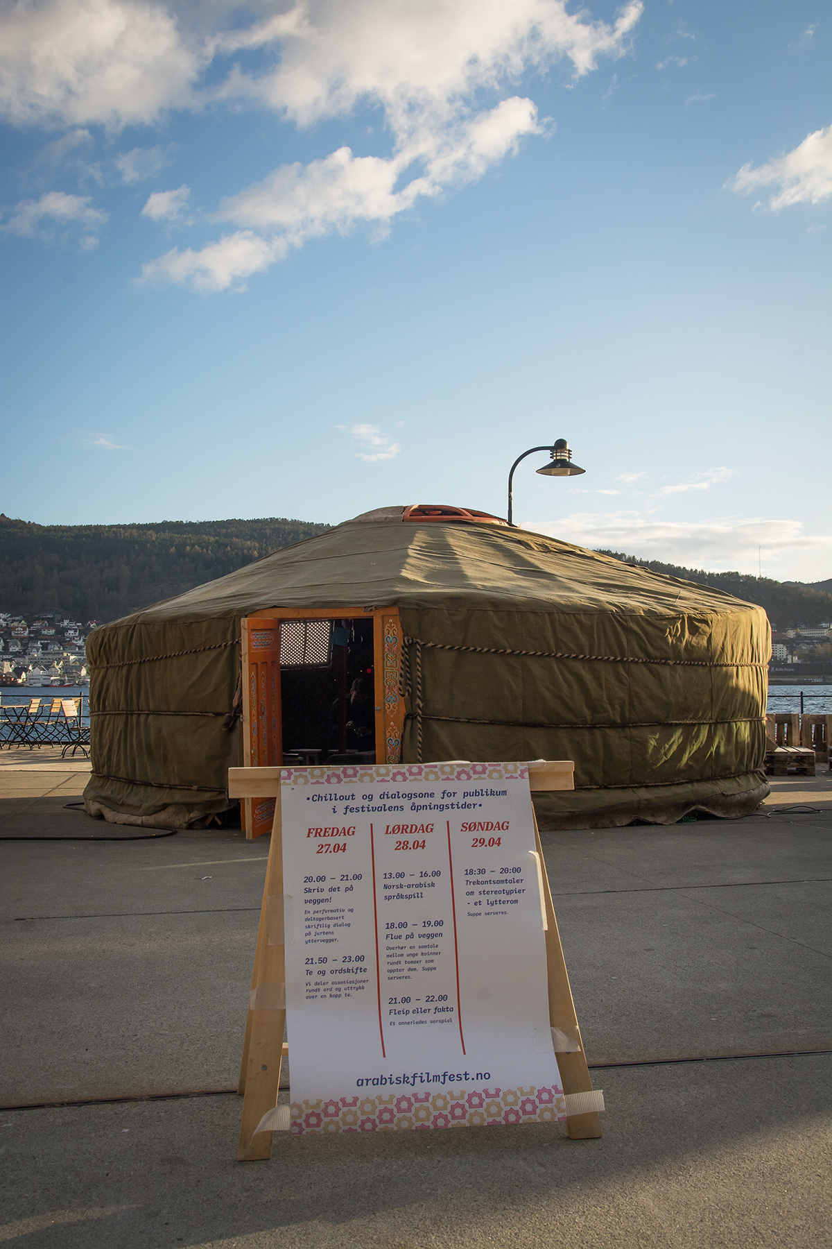 In this amazing mongolian yurt, owned by Solvei Stoutland and Karo Breivik