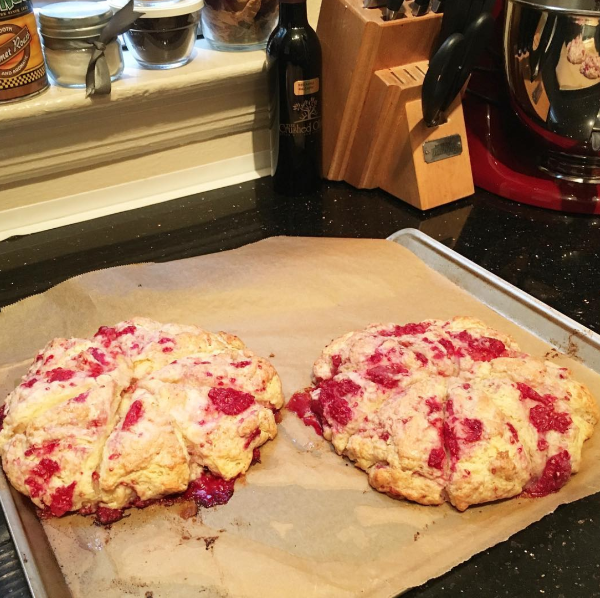 Raspberry Scones