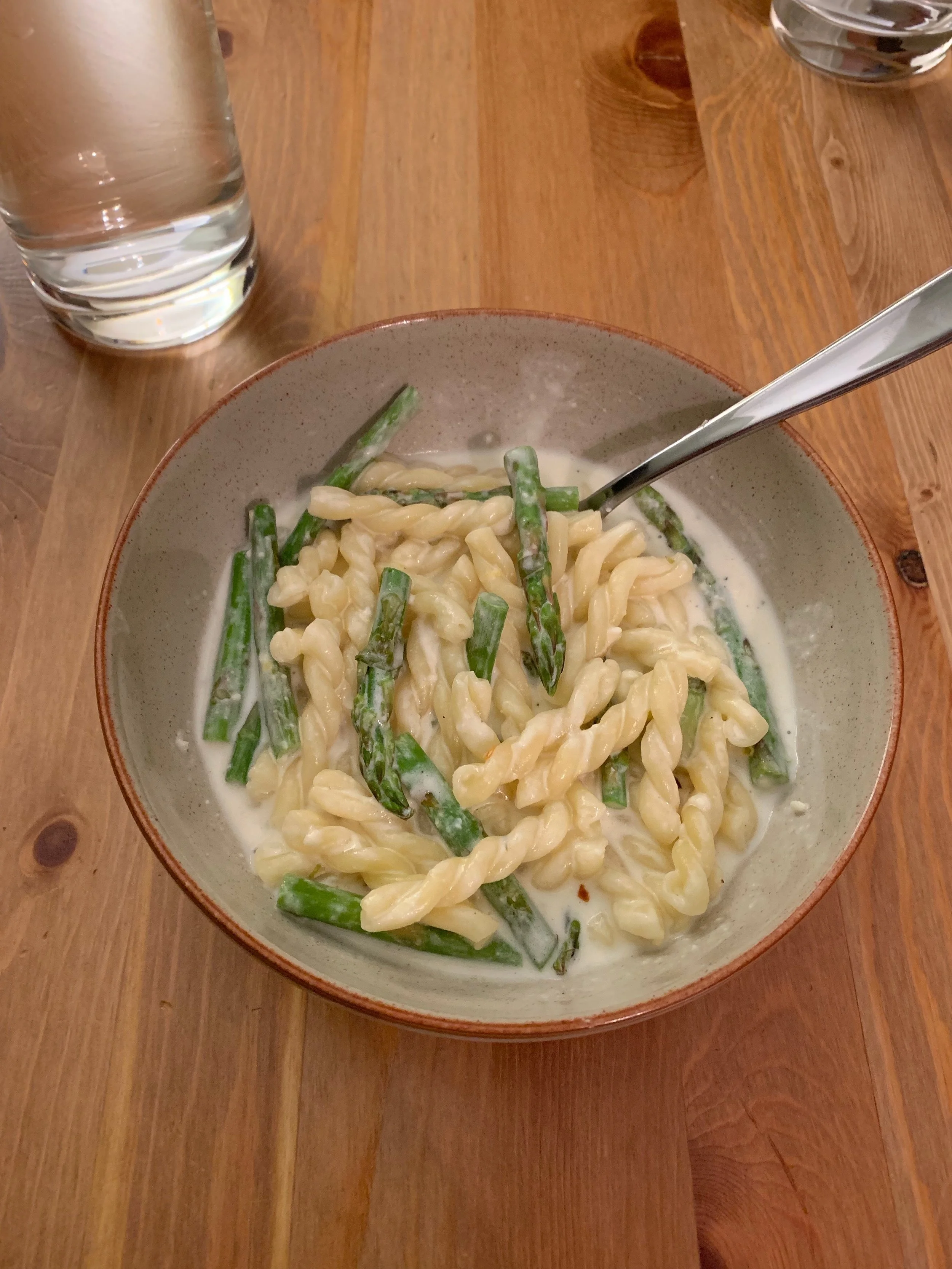 Feta &amp; Mascarpone Pasta with Asparagus