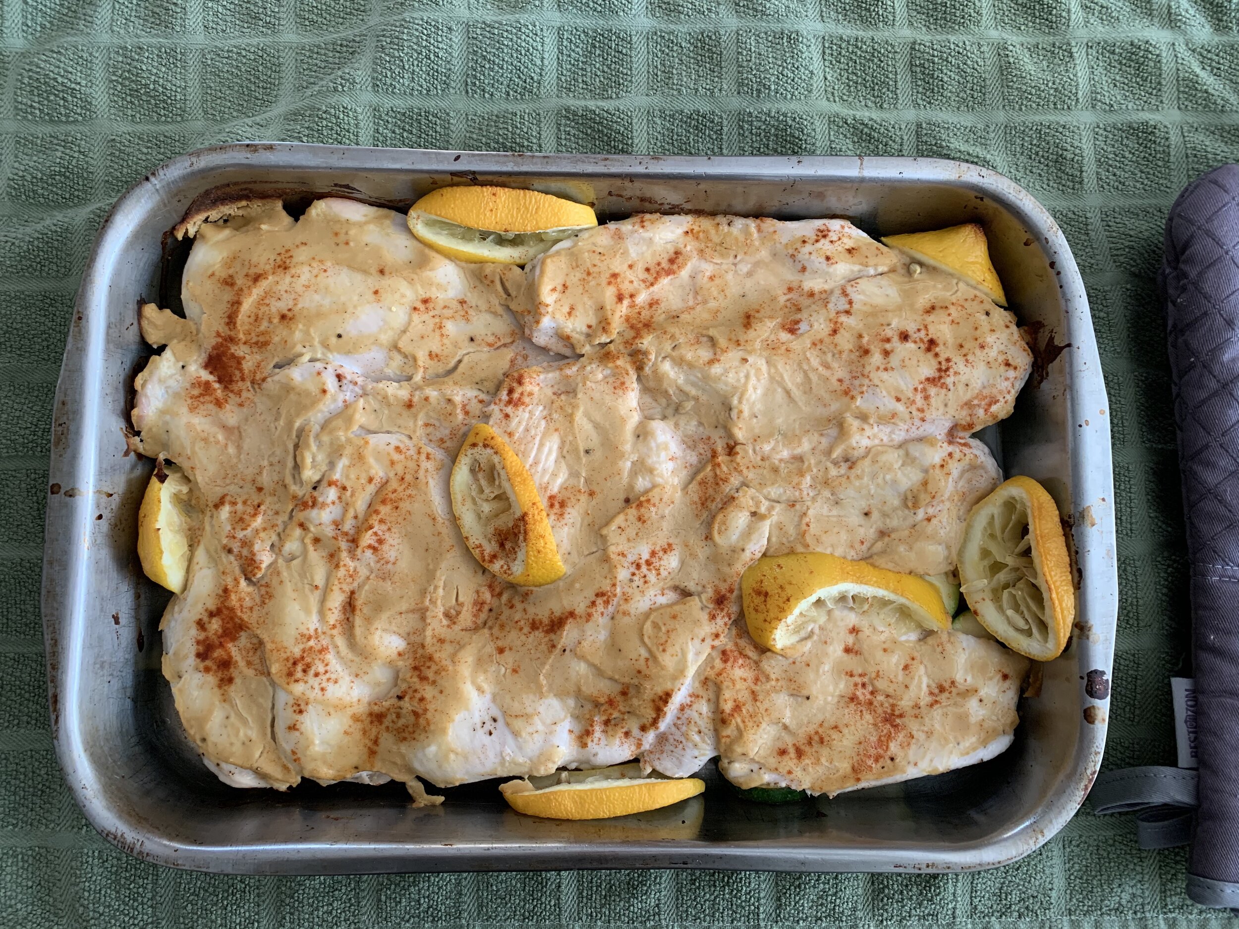 Hummus-Crusted Chicken Video
