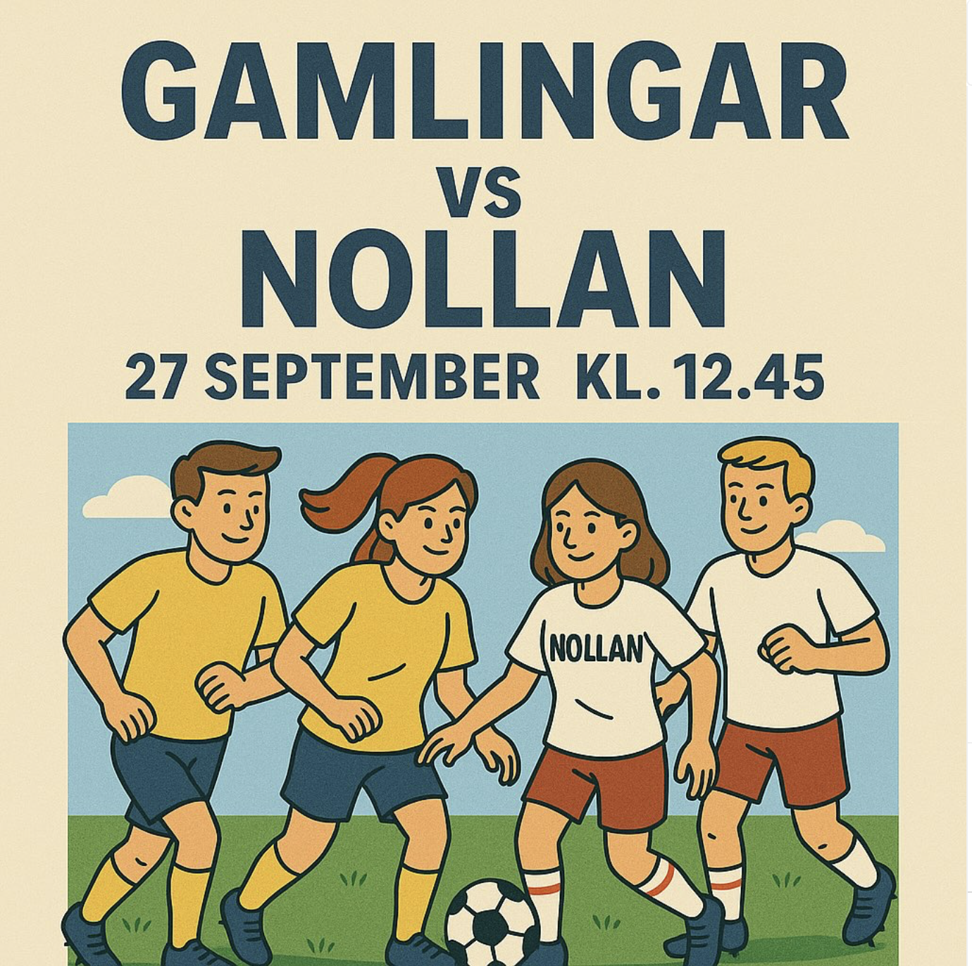 Fotboll med IN - GAMLINGAR VS NOLLAN