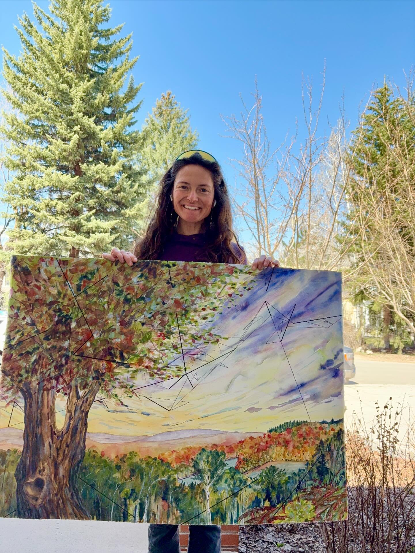 Spring commission with fall colors! So happy to send this piece to the east coast and its new home. Such a special landscape and place. Thank you for this opportunity A!

#watercolorpainting #vermontlandscape #coloradoartist #commissionedartwork