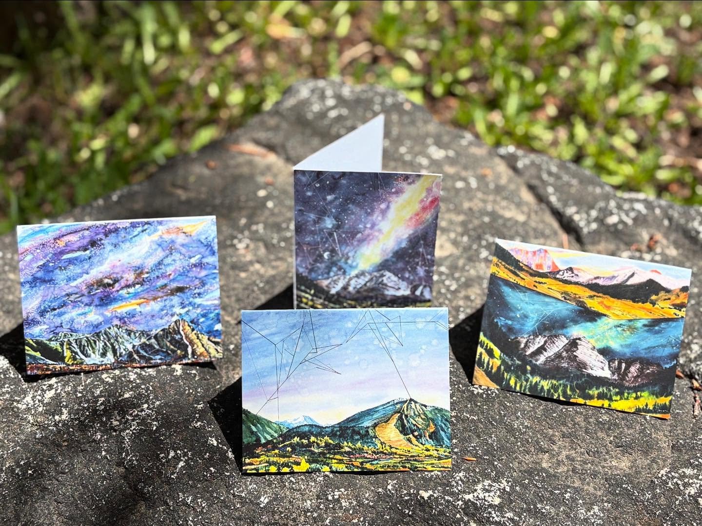 Four new card designs now out in the world!

#watercolor #watercolorpaintings #greetingcards #aspenart