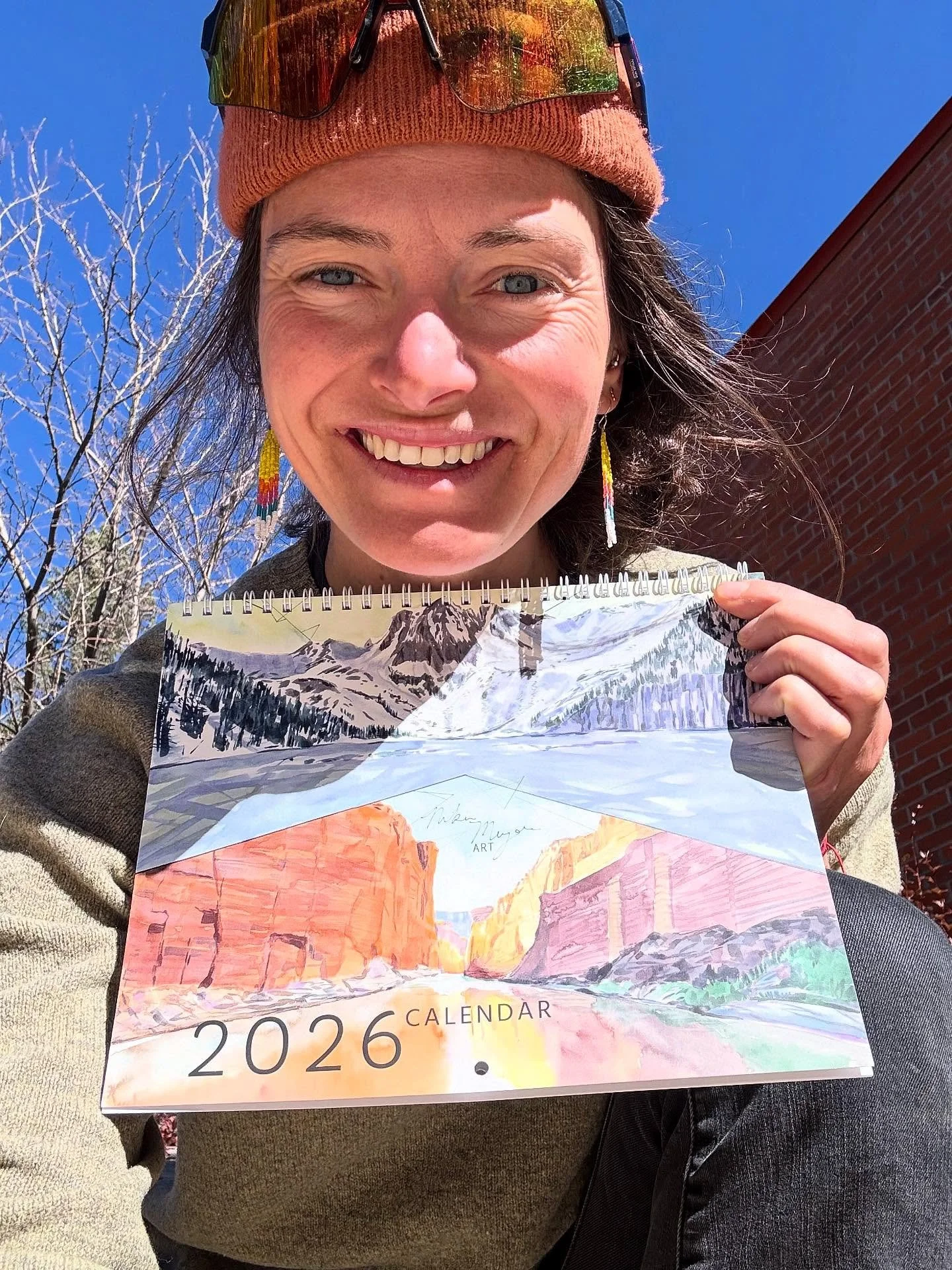 ☀️2026 Calendars are here!☀️
I am so excited to share these with you all! It is wild to hold a year in your hands. So much can happen. 

☀️This calendar features twelve 8&rdquo; X 10&rdquo; paintings that can be cut out and framed/hung/ given away. E