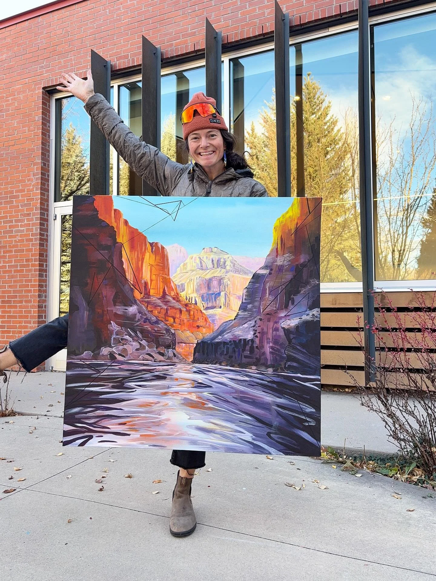 &ldquo;Through the Canyon&rdquo; is still on display @redbrickaspen until March 13th! 
36&rdquo;x36&rdquo; 
Acrylic on canvas

#grandcanyonnationalpark #rivertrip #acrylicpainting