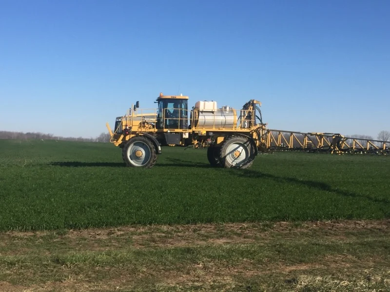 Topdressing wheat Spring '17