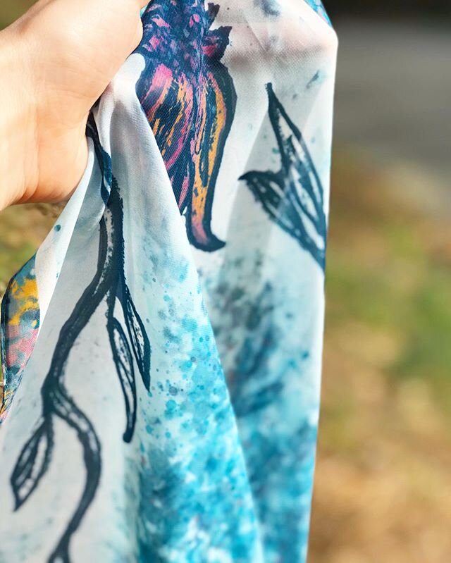 Shout out to @spoonflower for delivering my printed crepe bandanas just before #quarantine started here in Charlotte! I keep thinking &ldquo;I&rsquo;m lucky I&rsquo;m a maker!&rdquo; because I haven&rsquo;t gotten bored yet over the passed 2+ weeks; 