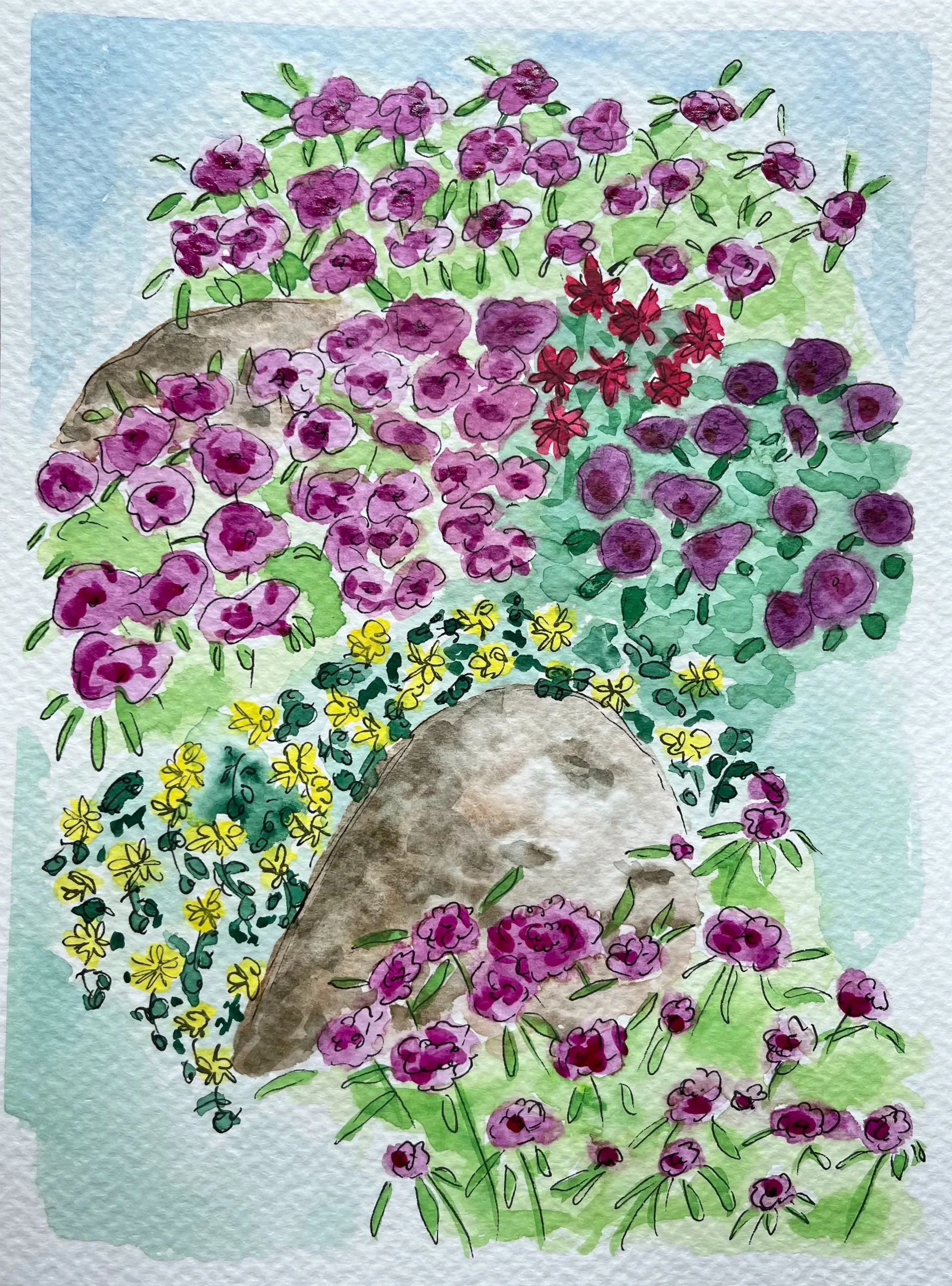 Intro to Watercolor: Paint a Flower Garden